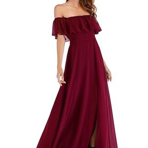 Maroon dress